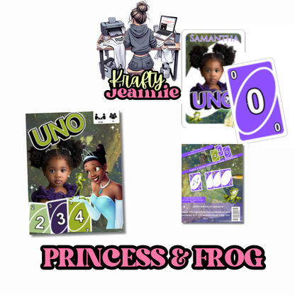 CUSTOM PERSONALIZED Uno Card Game Cards, Custom Full Deck of Cards For Friend or Family Game Night any theme or characters can be included