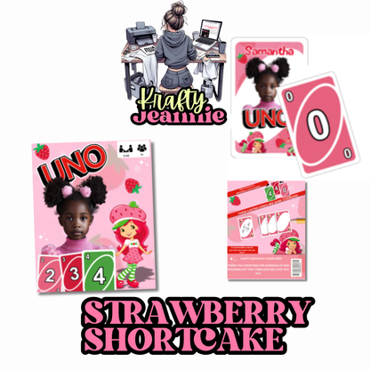 CUSTOM PERSONALIZED Uno Card Game Cards, Custom Full Deck of Cards For Friend or Family Game Night any theme or characters can be included